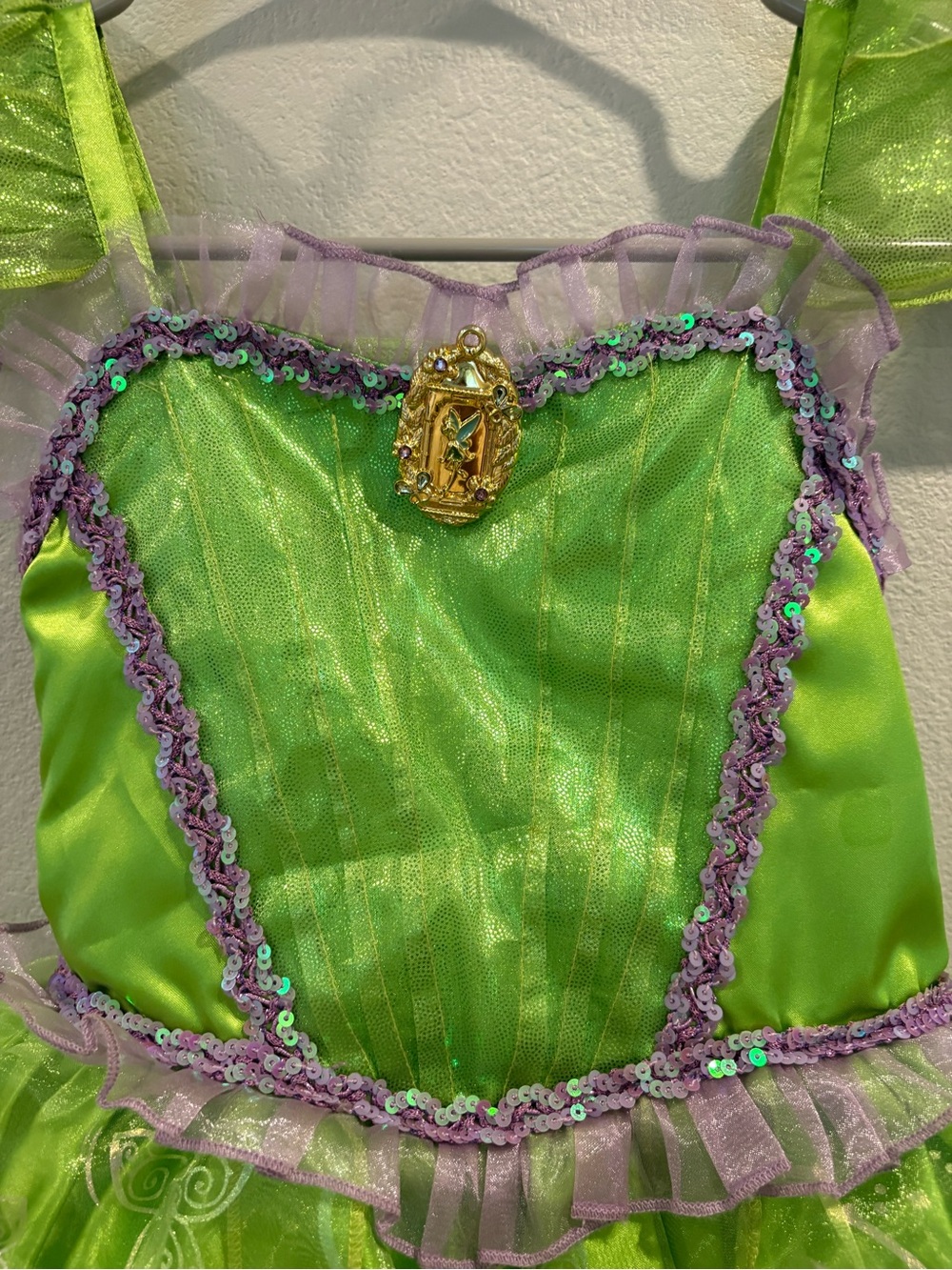 Disney Store Tinker Bell Halloween Costume Toddler Girls Size 5/6 Fairy Princess - Picture 11 of 16